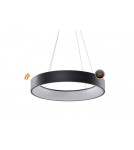 Lampy wiszące ze sterowaniem - Azzardo SOLVENT R CCT SMART 45 32W 2700lm 3000K-6000K Czarny Wisząca AZ3966 - product 1