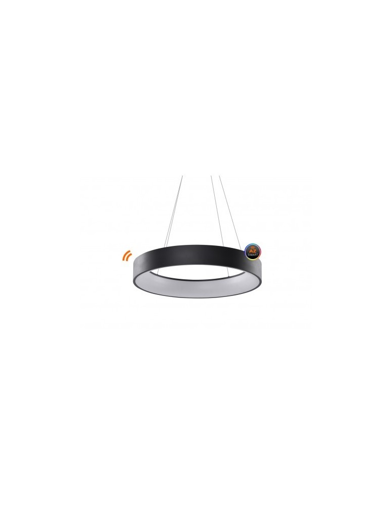 Lampy wiszące ze sterowaniem - Azzardo SOLVENT R CCT SMART 45 32W 2700lm 3000K-6000K Czarny Wisząca AZ3966 - produkt kolory-swiatla.pl 1