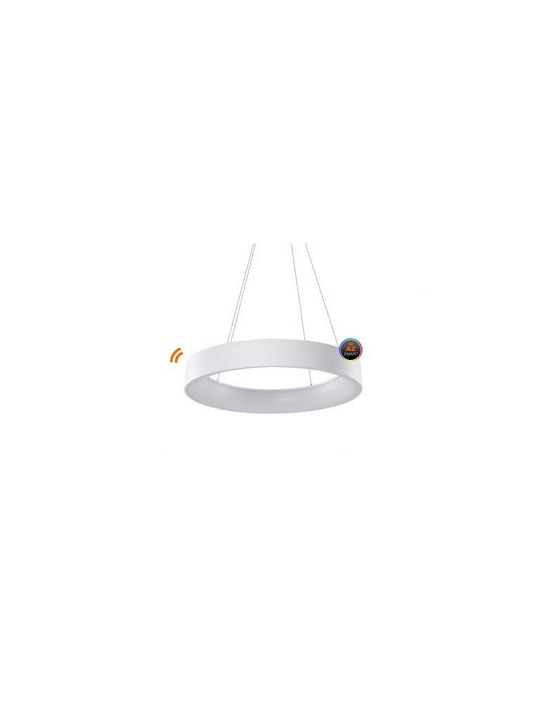 Lampy wiszące ze sterowaniem - Azzardo SOLVENT R CCT SMART 60 42W 3300lm 3000K-6000K Biały Wisząca AZ3970 - produkt kolory-swiatla.pl 1