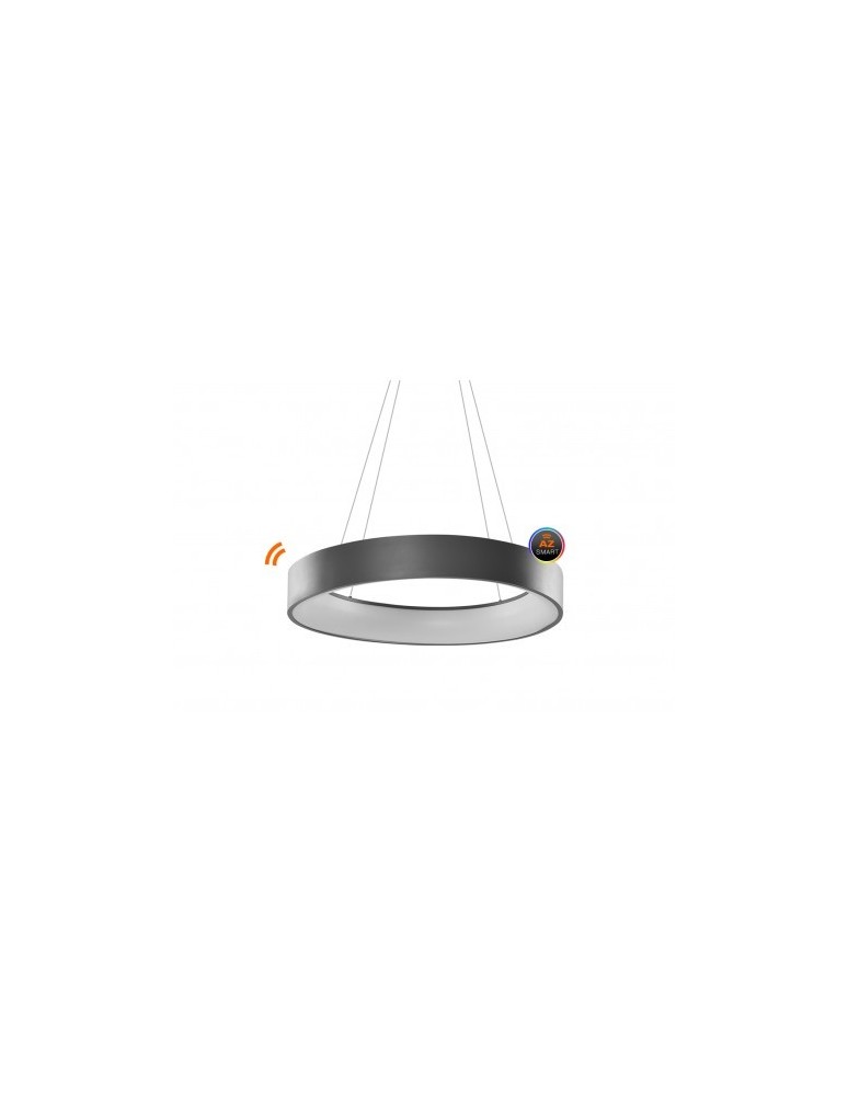 Lampy wiszące ze sterowaniem - Azzardo SOLVENT R CCT SMART 80 92W 4700lm 3000K-6000K Szary Wisząca AZ3974 - produkt kolory-swiatla.pl 1