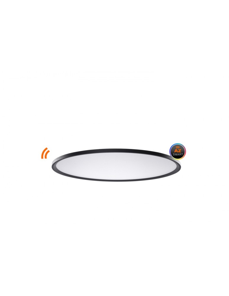 Plafony duże - Azzardo CREAM 100 TOP SMART LED 70W 6400lm 3000K-6000K Czarny Sufitowa AZ3307 - produkt kolory-swiatla.pl 1