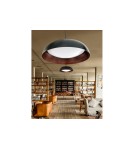 Lampy sufitowe nowoczesne - Azzardo LENOX 40 TOP SMART LED RGB 24W 1720lm 2600K-6000K Czarny/Miedź Sufitowa AZ3145 - product 3