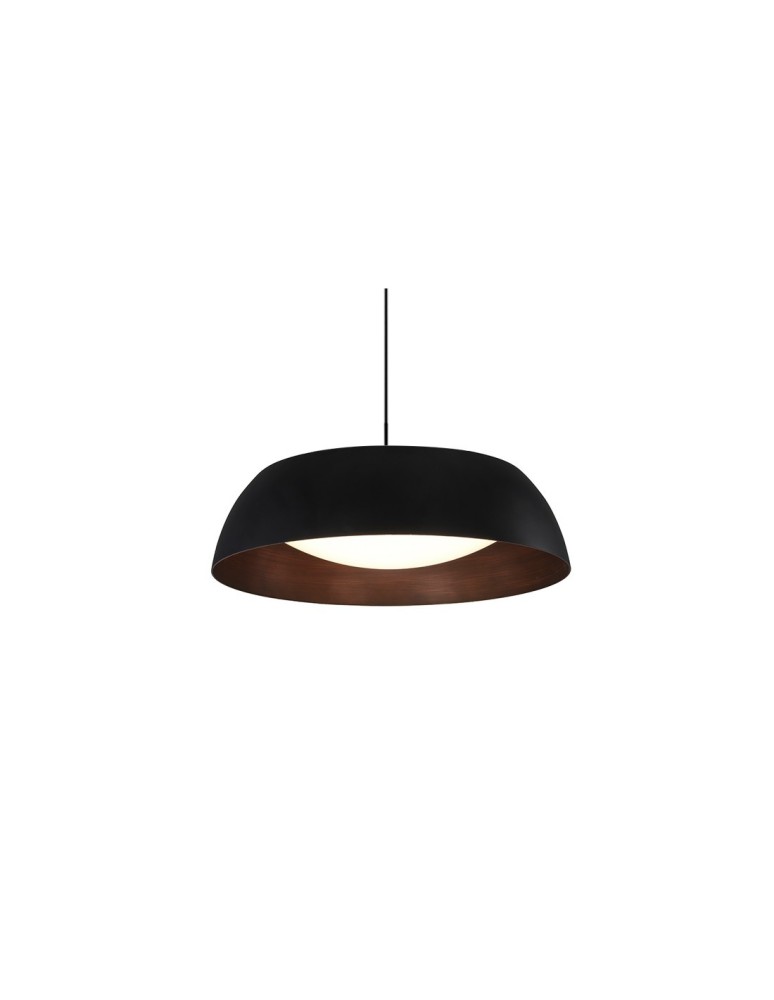 Lampy wiszące ze sterowaniem - Azzardo LENOX 40 SMART LED RGB 24W 1720lm 2600K-6000K Czarny/Miedź Wisząca AZ3147 - product kolory-swiatla.pl 3