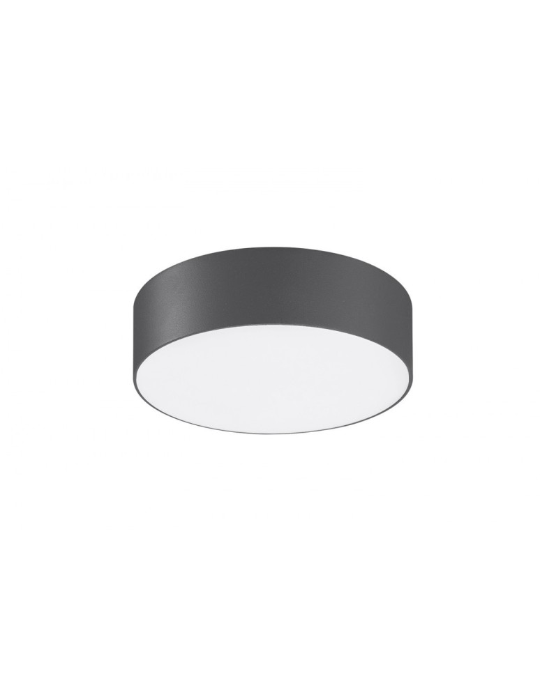 Lampy zewnętrzne sufitowe - Azzardo CASPER ROUND IP54 LED 15W 1300lm 4000K Zewnętrzna Ciemny Szary Sufitowa AZ4493 - produkt kolory-swiatla.pl 1