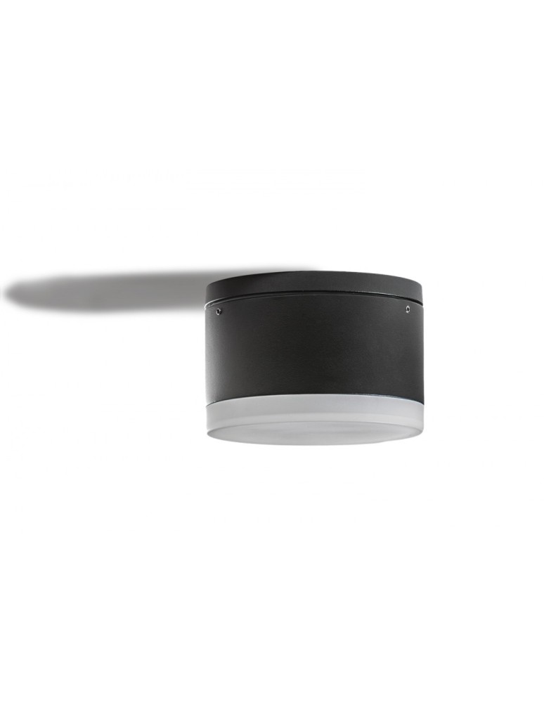 Azzardo APULIA R IP54 LED 10W 800lm 3000K Zewnętrzna Czarny Sufitowa AZ4333