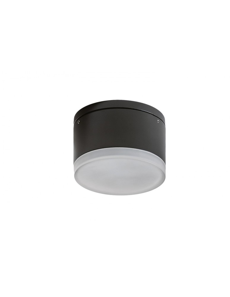 Lampy zewnętrzne sufitowe - Azzardo APULIA R IP54 LED 10W 800lm 3000K Zewnętrzna Czarny Sufitowa AZ4333 - produkt kolory-swiatla.pl 1