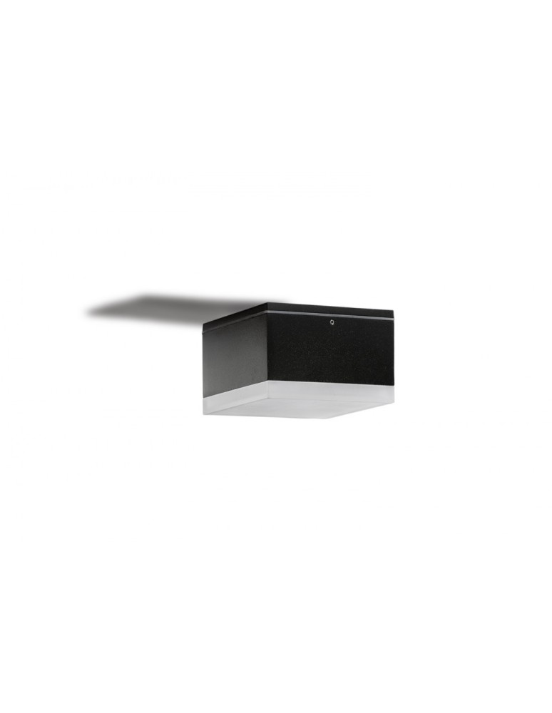Lampy zewnętrzne sufitowe - Azzardo APULIA S IP54 LED 10W 800lm 3000K Zewnętrzna Czarny Sufitowa AZ4336 - produkt kolory-swiatla.pl 1