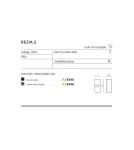 Kinkiety zewnętrzne - Azzardo REZIA 2 IP54 2xGU10 Zewnętrzna Czarny Ścienna AZ4345 - produkt 4