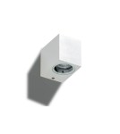 Kinkiety zewnętrzne - Azzardo RIMINI 1 SQUARE IP54 1xGU10 Zewnętrzna Biały Ścienna AZ4313 - product 1
