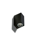Kinkiety zewnętrzne - Azzardo RIMINI 2 SQUARE IP54 2xGU10 Zewnętrzna Czarny Ścienna AZ4268 - produkt 1
