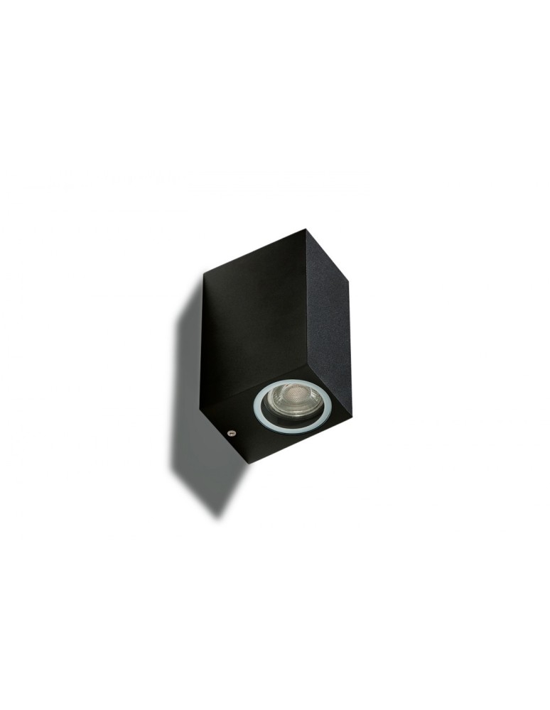 Azzardo RIMINI 2 SQUARE IP54 2xGU10 Zewnętrzna Czarny Ścienna AZ4268