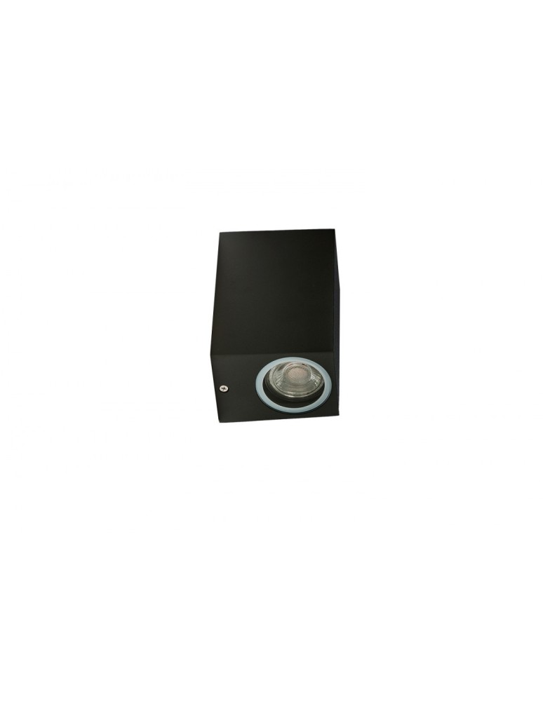 Azzardo RIMINI 2 SQUARE IP54 2xGU10 Zewnętrzna Czarny Ścienna AZ4268
