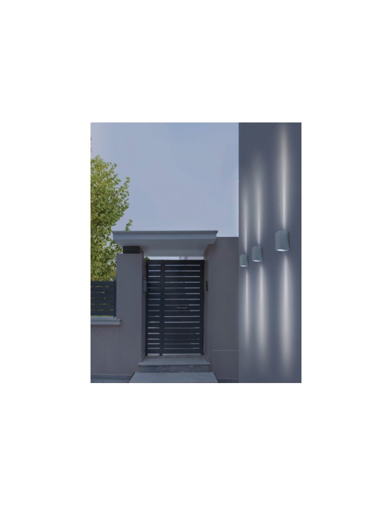 Azzardo RIMINI 2 SQUARE IP54 2xGU10 Zewnętrzna Czarny Ścienna AZ4268