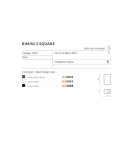 Kinkiety zewnętrzne - Azzardo RIMINI 2 SQUARE IP54 2xGU10 Zewnętrzna Czarny Ścienna AZ4268 - produkt 5