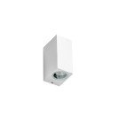 Kinkiety zewnętrzne - Azzardo RIMINI 2 SQUARE IP54 2xGU10 Zewnętrzna Biały Ścienna AZ4314 - produkt 1