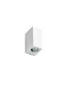 Azzardo RIMINI 2 SQUARE IP54 2xGU10 Zewnętrzna Biały Ścienna AZ4314