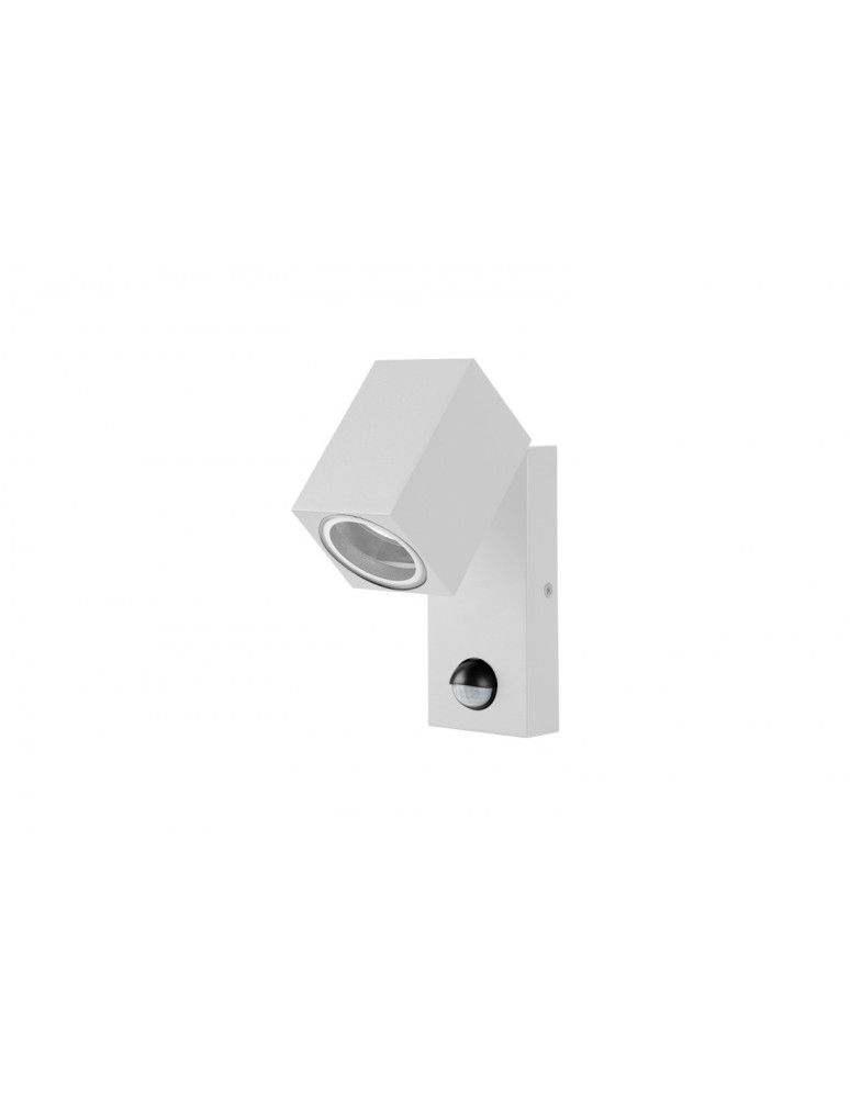 Lampy zewnętrzne z czujnikiem ruchu - Azzardo GORAN IP54 SENSOR 1xGU10 Zewnętrzna Biały Ścienna AZ4697 - produkt kolory-swiatla.pl 1
