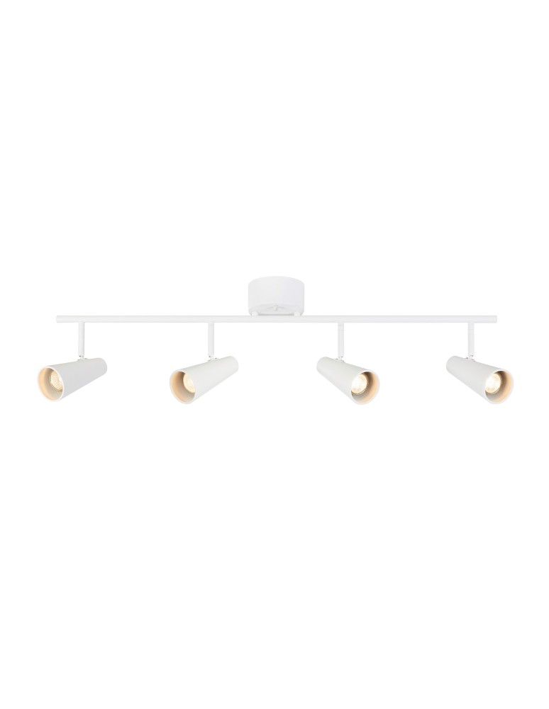 Lampy sufitowe reflektory - Markslojd CREST Sufitowa 4L Biały Piaskowany 4xGU10 108201 - produkt kolory-swiatla.pl 1