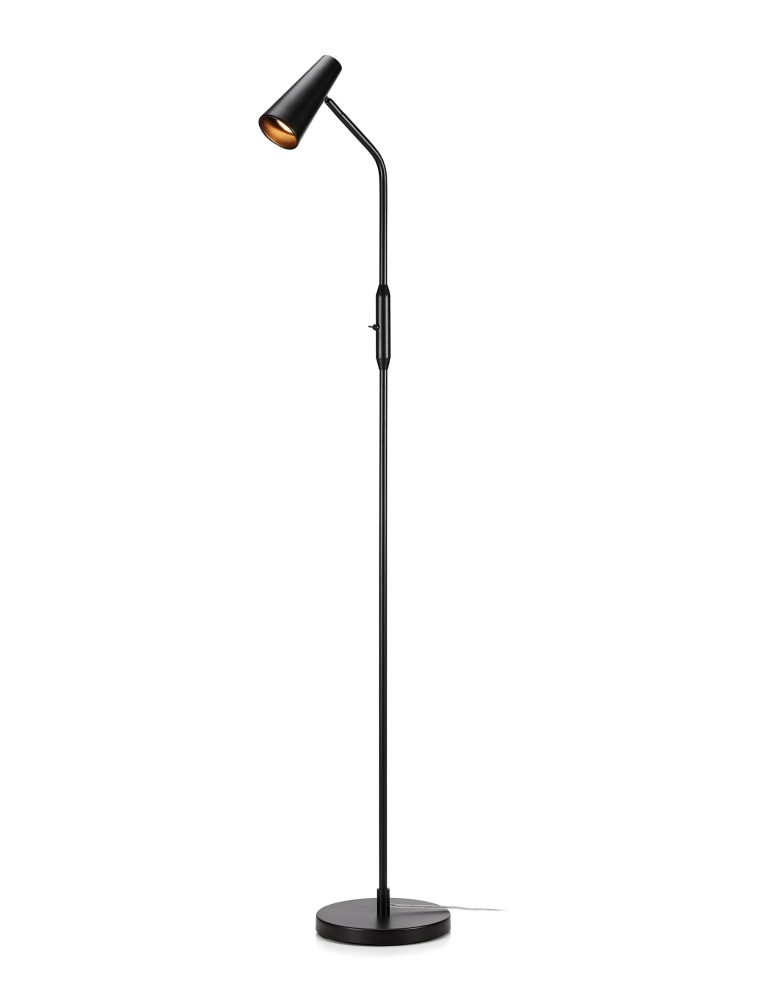 Lampy podłogowe młodzieżowe - Markslojd CREST Podłogowa 1L Czarny 1xGU10 108206 - produkt kolory-swiatla.pl 1