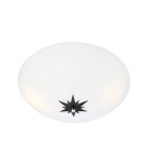 Lampy sufitowe - Markslojd ROSE Plafon 35cm Biały/Czarny 2xE14 108207 - product 1