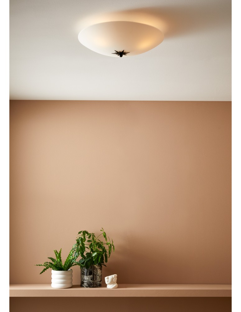 Lampy sufitowe - Markslojd ROSE Plafon 43cm Biały/Czarny 3xE14 108208 - product kolory-swiatla.pl 2