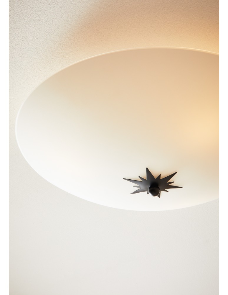 Lampy sufitowe - Markslojd ROSE Plafon 43cm Biały/Czarny 3xE14 108208 - product kolory-swiatla.pl 3