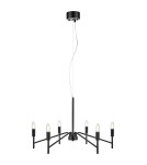 Żyrandole nowoczesne - Markslojd MONARCH Wisząca 6L Czarny 6xE14 108209 - product 1