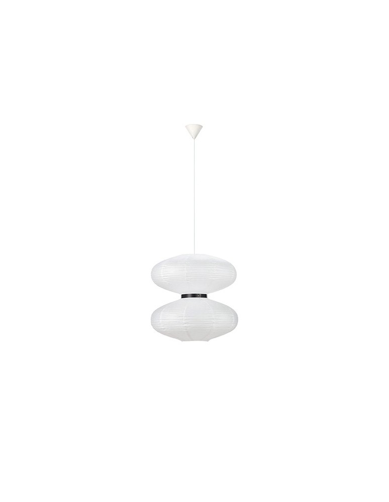Lampy wiszące - Markslojd DUAL Wisząca 2L Biały/Czarny 2xE27 108215 - produkt kolory-swiatla.pl 1