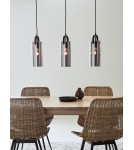 Lampy wiszące potrójne - Markslojd GLORY Wisząca 3L Czarny/Dymiony 3xE27 108219 - product 2