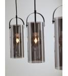 Lampy wiszące potrójne - Markslojd GLORY Wisząca 3L Czarny/Dymiony 3xE27 108219 - product 3