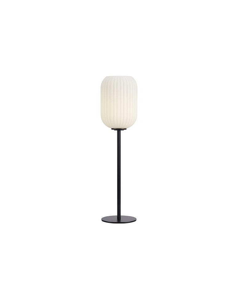 Lampy stołowe - Markslojd CAVA Stołowa 1L Czarny/Biały 1xE14 108252 - produkt kolory-swiatla.pl 1