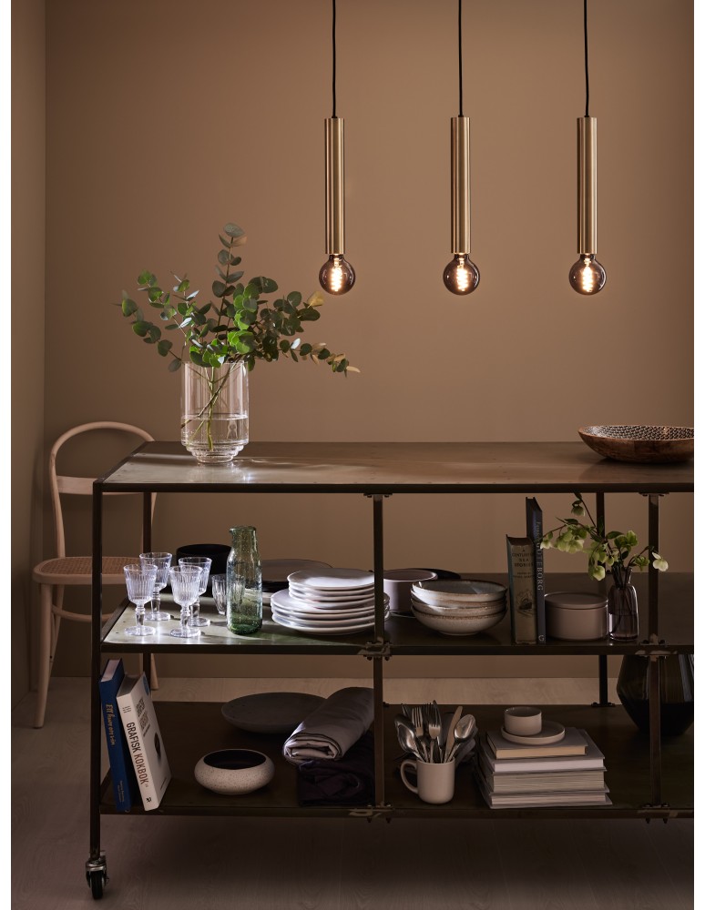 Lampy wiszące potrójne - Markslojd SENCILLO Wisząca 3L Mosiądz  3xE27 108261 - product kolory-swiatla.pl 2