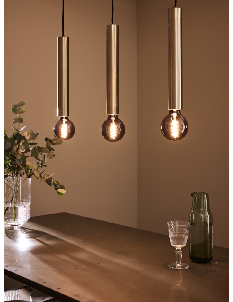 Lampy wiszące potrójne - Markslojd SENCILLO Wisząca 3L Mosiądz  3xE27 108261 - product kolory-swiatla.pl 3