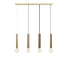 Lampy wiszące na listwie - Markslojd SENCILLO Wisząca 4L Mosiądz  4xE27 108263 - product 1