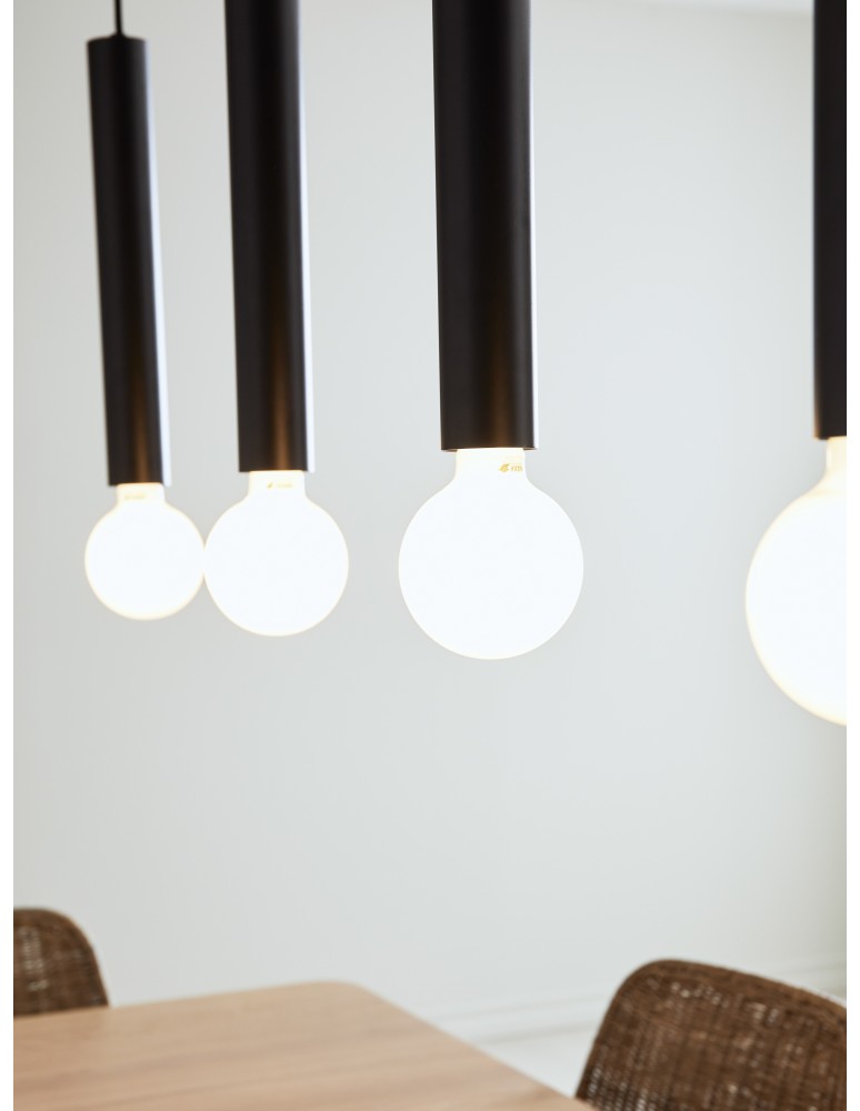 Lampy wiszące na listwie - Markslojd SENCILLO Wisząca 4L Mosiądz  4xE27 108263 - product kolory-swiatla.pl 3