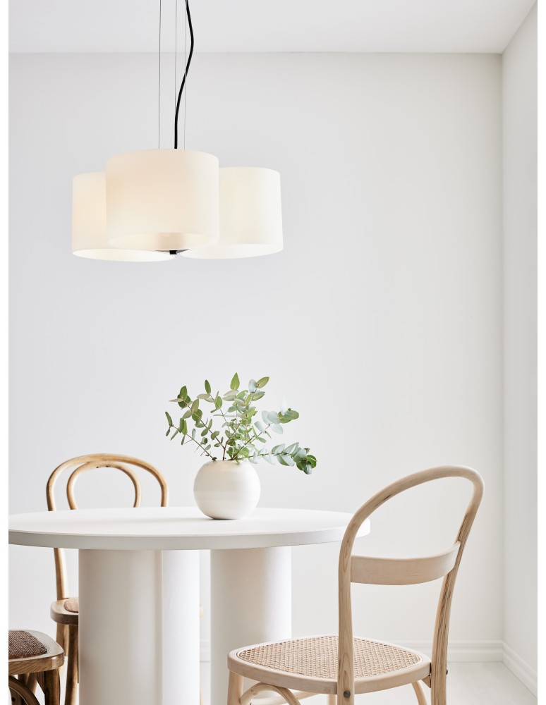Lampy wiszące - Markslojd OTURO Wisząca 3L Biały 3xE14 108266 - product kolory-swiatla.pl 2