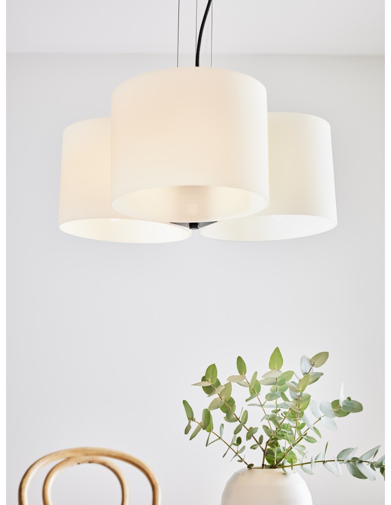 Lampy wiszące - Markslojd OTURO Wisząca 3L Biały 3xE14 108266 - product kolory-swiatla.pl 3