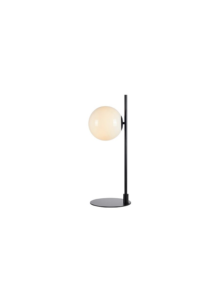 Lampy stołowe w stylu skandynawskim - Markslojd DIONE Stołowa 1L Czarny/Biały 1xE14 108271 - produkt kolory-swiatla.pl 1