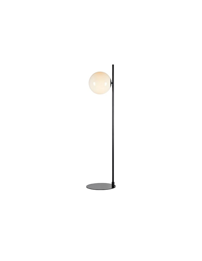 Lampy podłogowe - Markslojd DIONE Podłogowa 1L Czarny/Biały 1xE14 108273 - produkt kolory-swiatla.pl 1