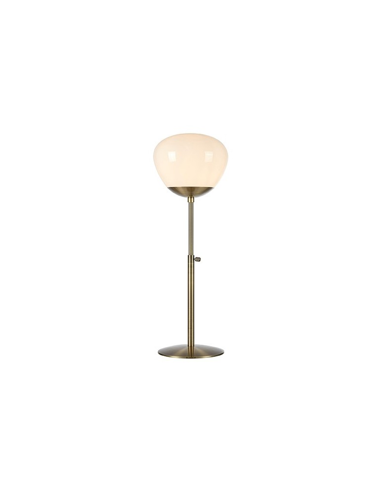 Lampy stołowe w stylu skandynawskim - Markslojd RISE Stołowa 1L Antyczny/Biały 1xE27 108275 - produkt kolory-swiatla.pl 1