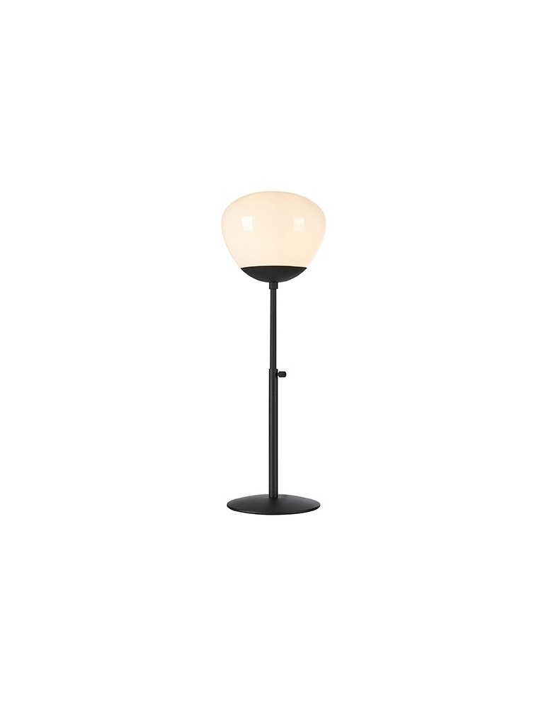 Lampy stołowe w stylu skandynawskim - Markslojd RISE Stołowa 1L Czarny/Biały 1xE27 108276 - produkt kolory-swiatla.pl 1