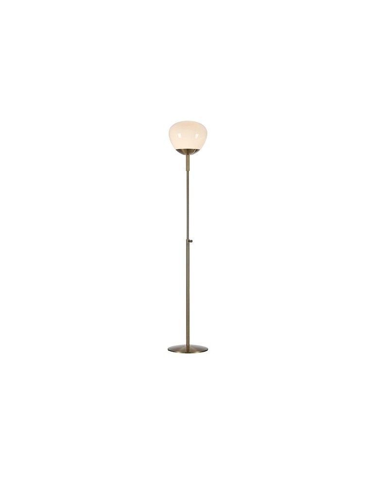 Lampy podłogowe - Markslojd RISE Podłogowa 1L Antyczny/Biały 1xE27 108277 - produkt kolory-swiatla.pl 1