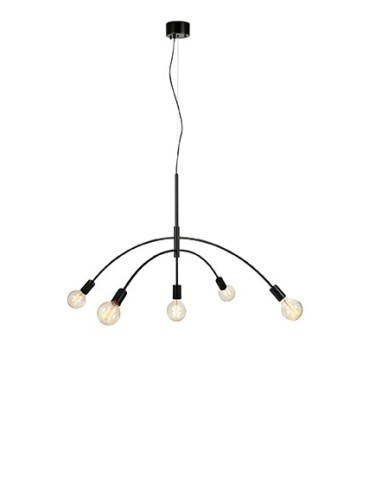 Markslojd CRUX Wisząca 5L Czarny 5xE27 108282