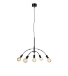 Lampy wiszące - Markslojd CYGNUS Wisząca 5L Czarny 5xE27 108286 - product 1