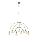 Lampy wiszące - Markslojd LAVELLO Wisząca 9L Mosiądz 9xE27 108289 - produkt 1