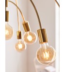 Lampy wiszące - Markslojd LAVELLO Wisząca 9L Mosiądz 9xE27 108289 - produkt 4