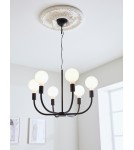 Lampy wiszące - Markslojd AMISTOSO Wisząca 6L Czarny 6xE27 108290 - product 2