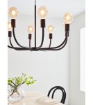 Lampy wiszące - Markslojd AMISTOSO Wisząca 8L Czarny 8xE27 108291 - product 3