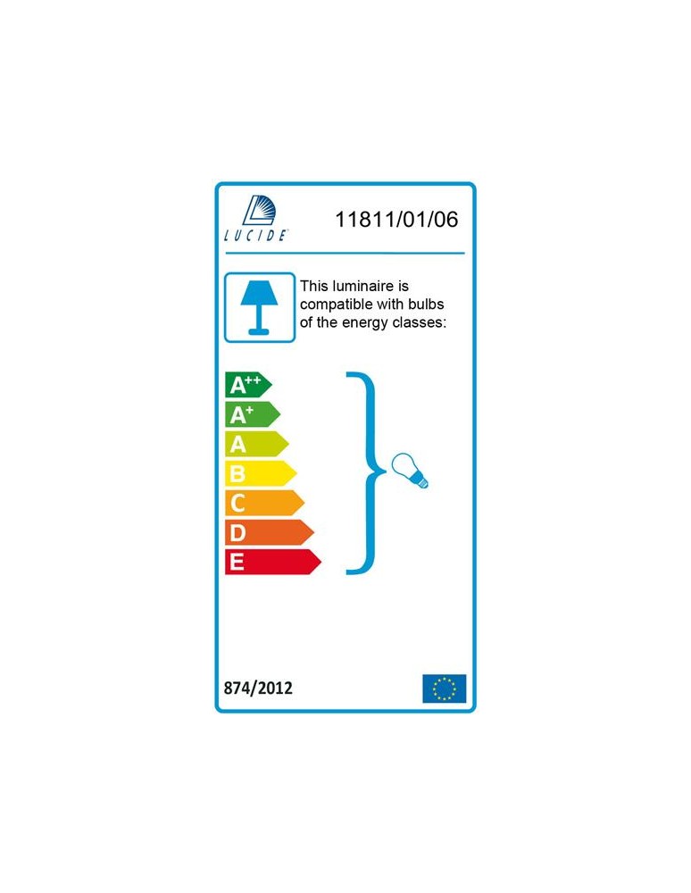 Lucide FIGO kinkiet IP44 E27 L24 W21 H27cm Galv 11811/01/06