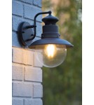 Kinkiety zewnętrzne - Lucide FIGO kinkiet IP44 E27 L24 W21 H27cm czarny 11811/01/30 - produkt 5
